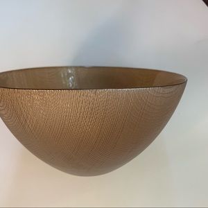 Bronze Glass Display Bowl